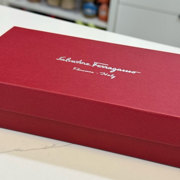 Salvatore Ferragamo Chic Multicolor Chevron Wallet Clutch - Picture 12 of 12